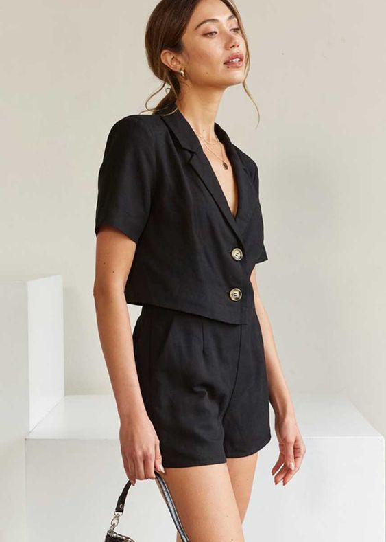 Anushka's Short Four Button Style Shirt