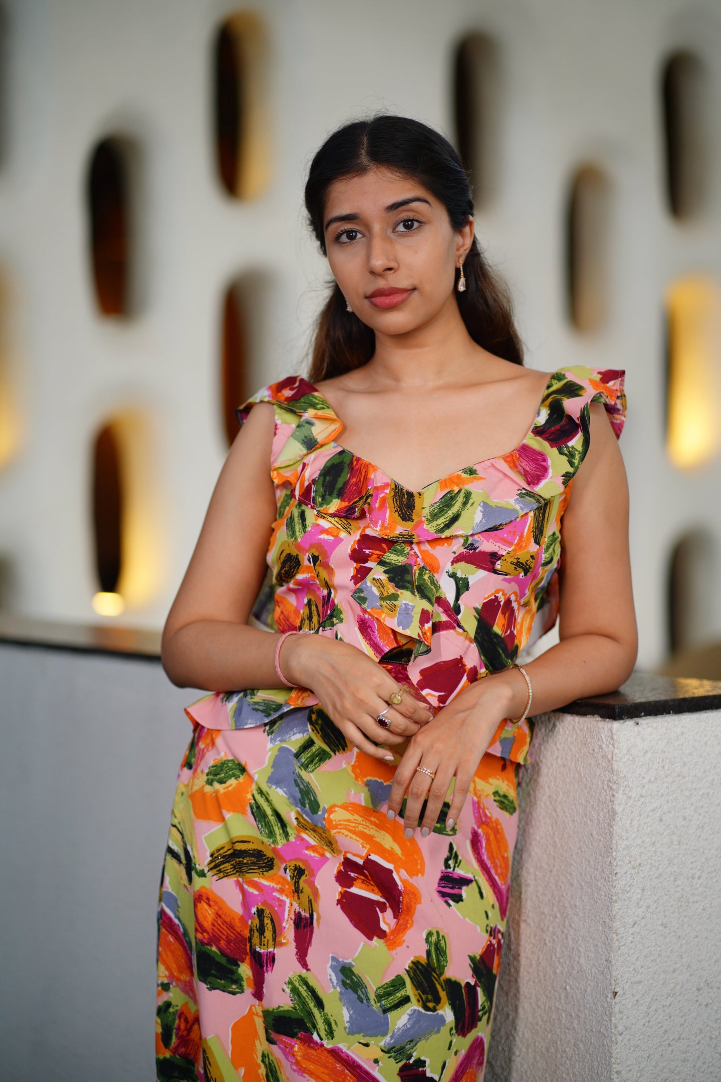 Isabella Printed Maxi Dress
