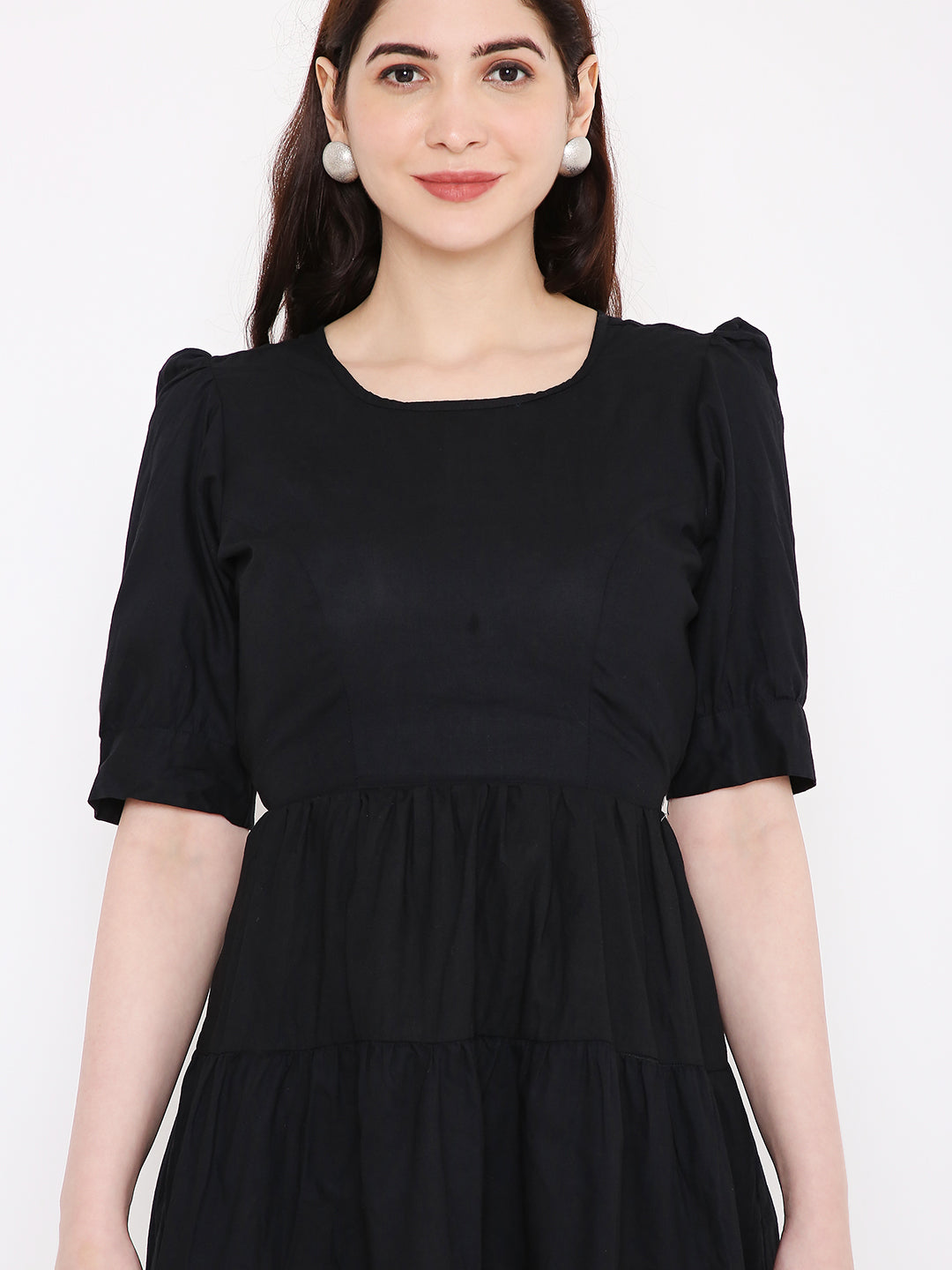 Lew Poplin Backless Mini Dress