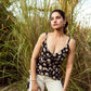 Regine Sunflower Ruffle Blouse - Vacation Wear