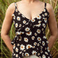 Regine Sunflower Ruffle Blouse - Vacation Wear