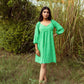 Chelsi Green Short Dress - Vacation Wear
