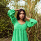 Chelsi Green Short Dress - Vacation Wear