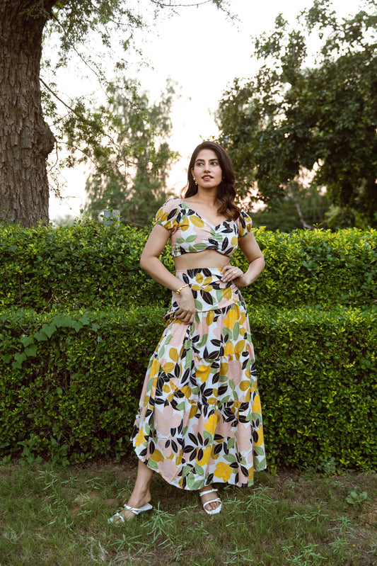 Silas Leafy Co-ord Set - Vacation Wear