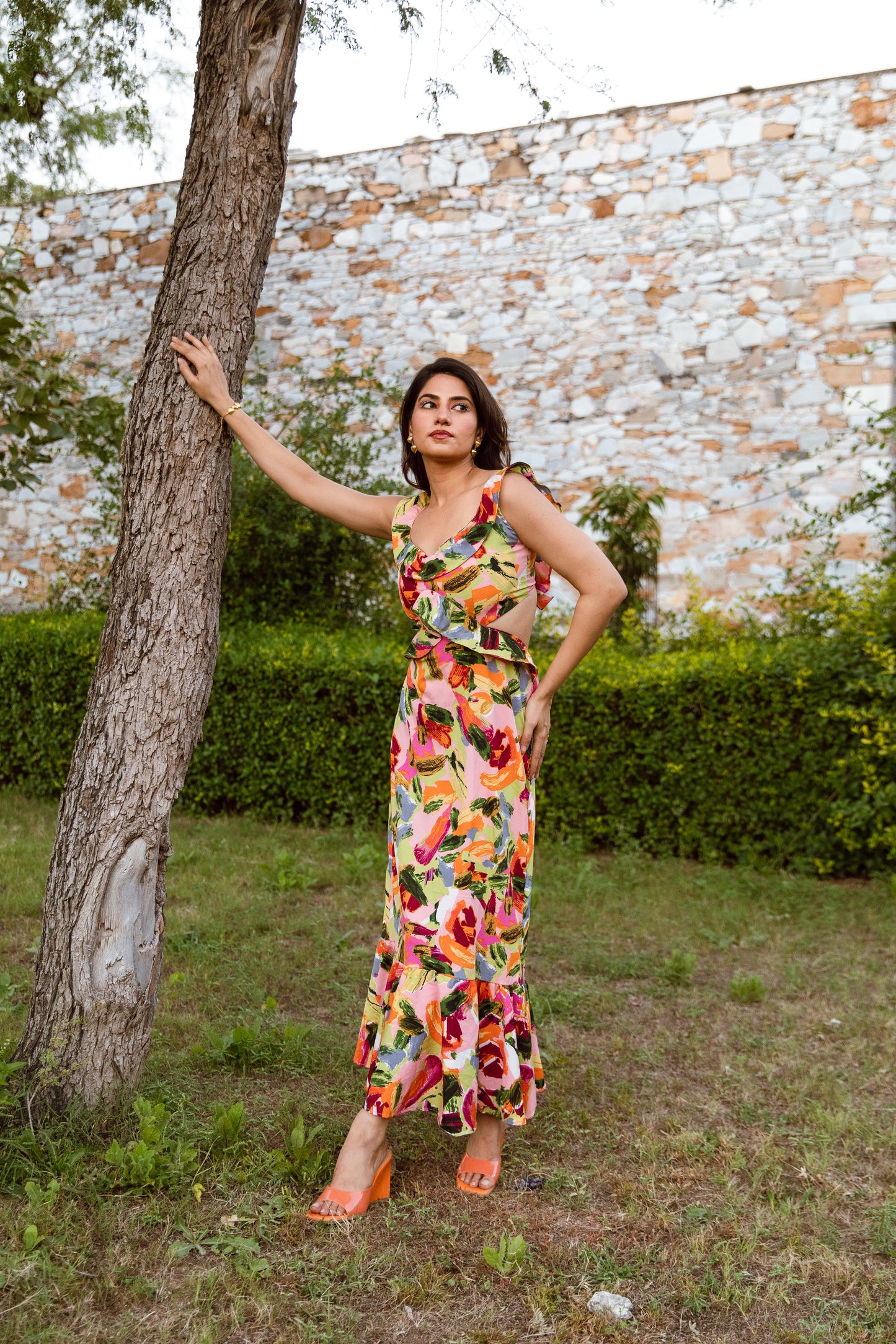 Isabella Printed Maxi Dress - Vacation Wear