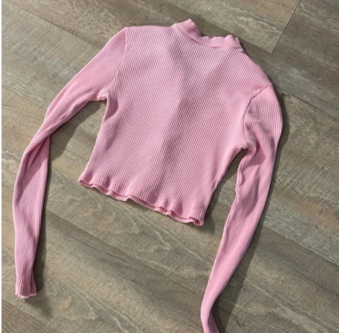 Rider Zipper Knit Crop Top
