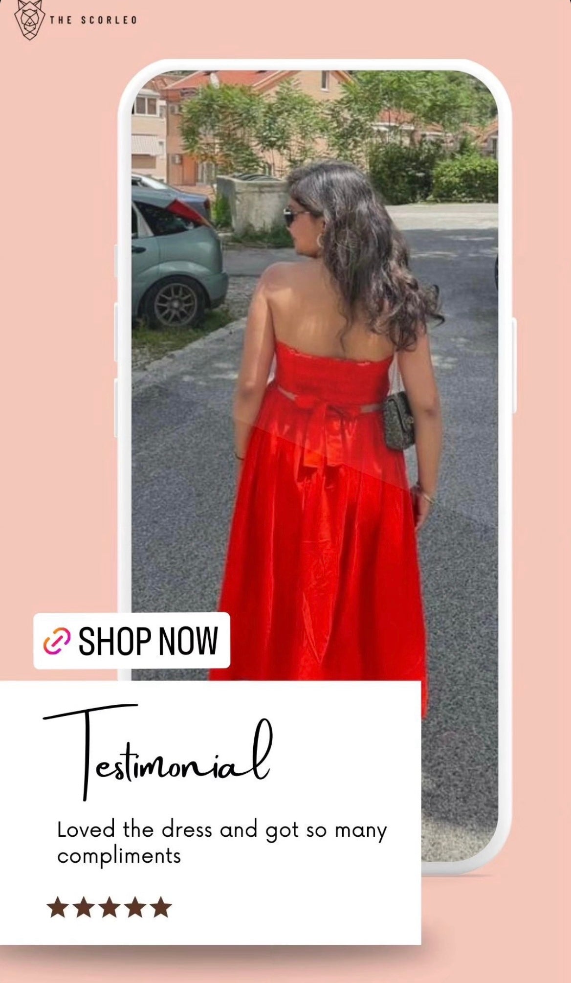 Ruz Cotton Strapless Dress