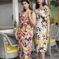 Isabella Printed Maxi Dress