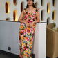 Isabella Printed Maxi Dress