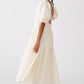 Ariel White Cotton Dress