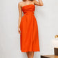 Ruz Cotton Strapless Dress