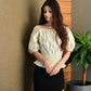 Kheil Ruched Off Shoulder Blouse