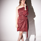 Gina Red Shimmer Dress