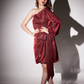 Gina Red Shimmer Dress