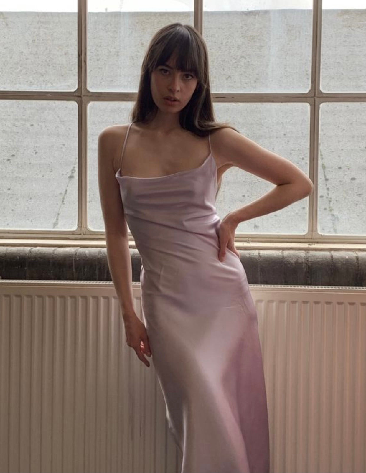 Jacqueline Satin Dress