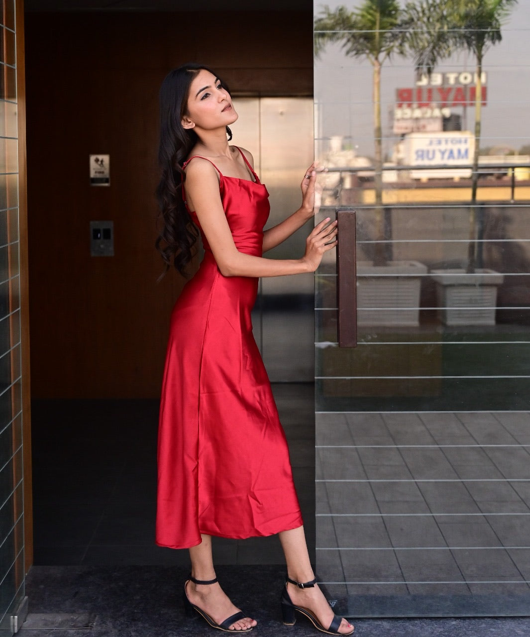 Jacqueline Satin Dress