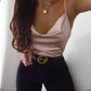Candy Land Satin Slip Blouse