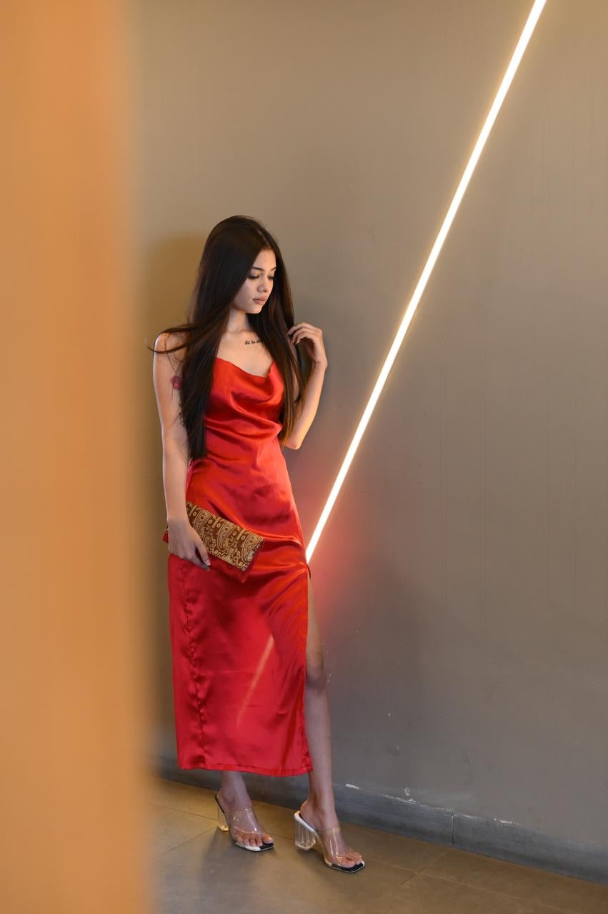 Jacqueline Satin Dress