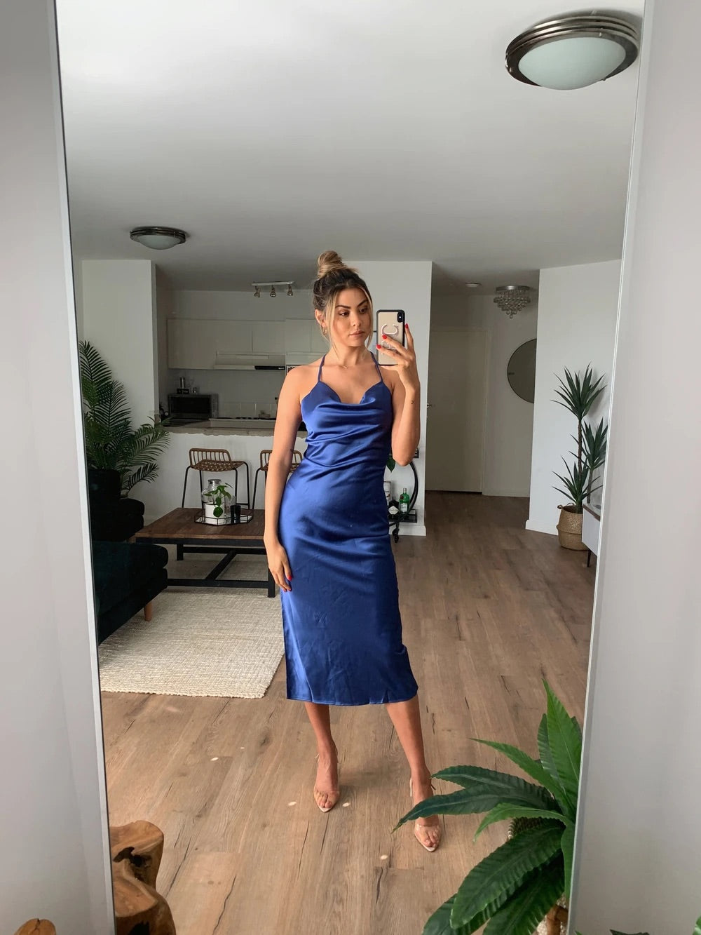 Jacqueline Satin Dress