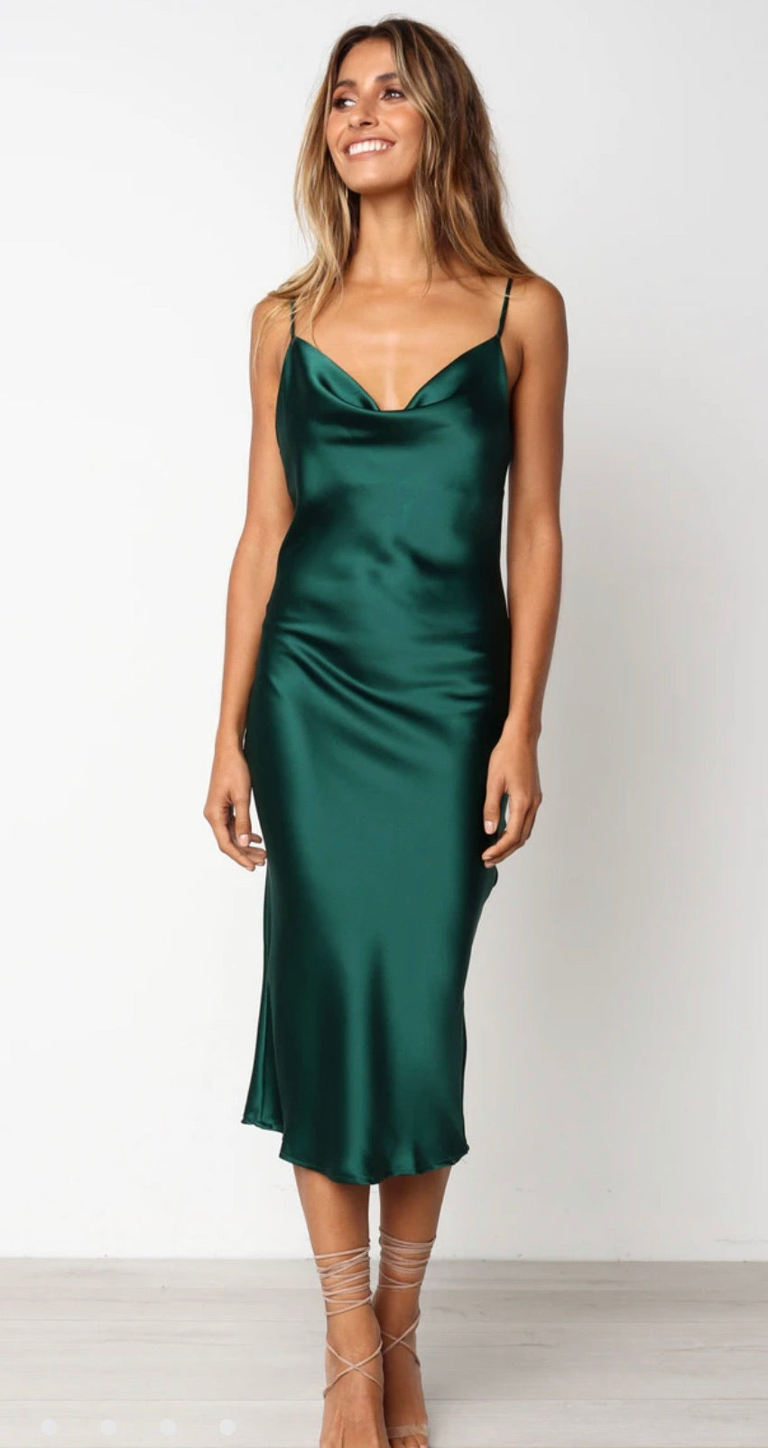 Jacqueline Satin Dress