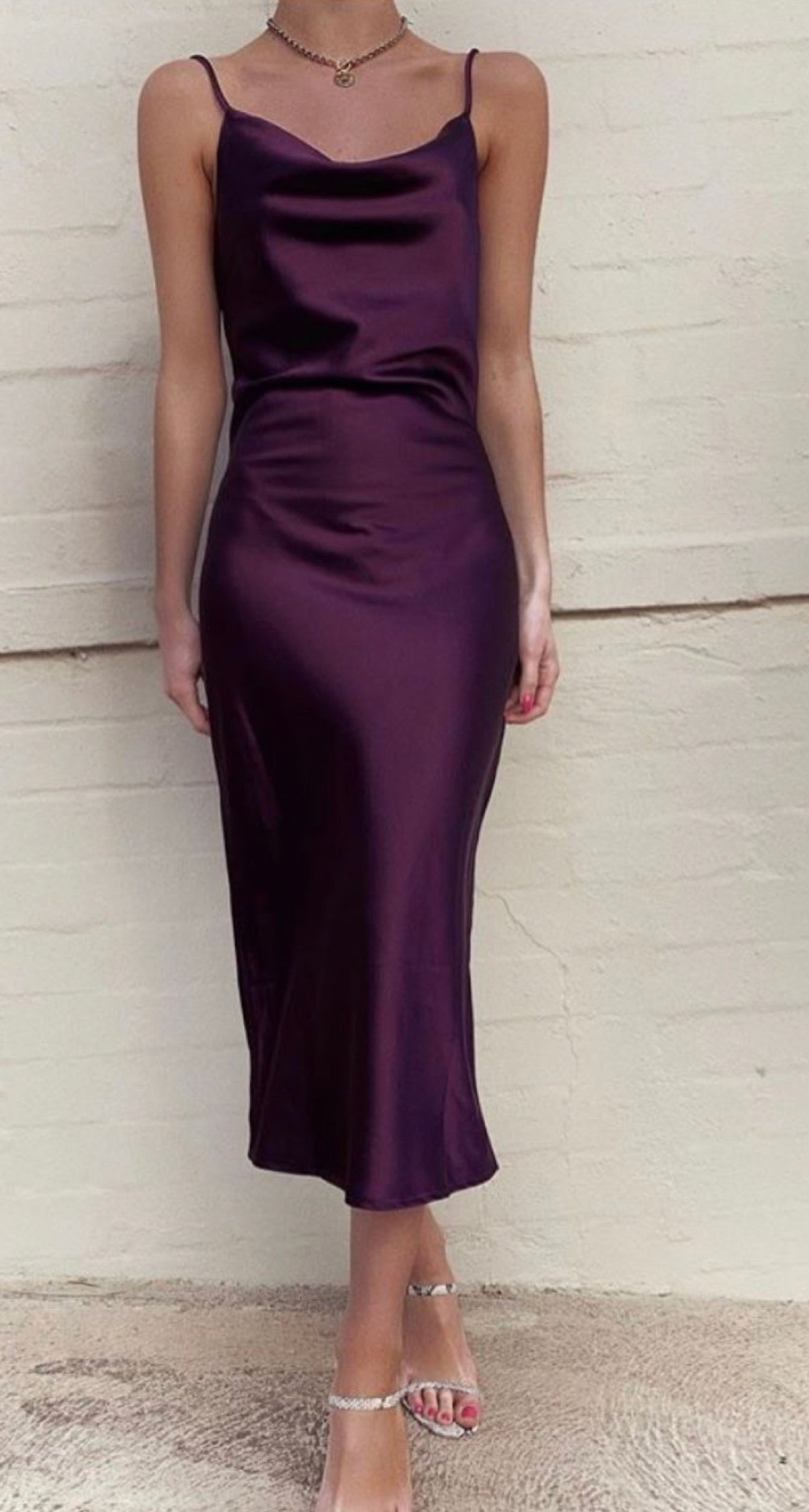 Jacqueline Satin Dress