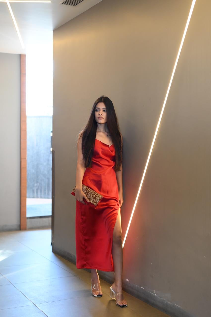 Jacqueline Satin Dress