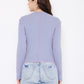 Urban chic Reverse Lilac Knit Top