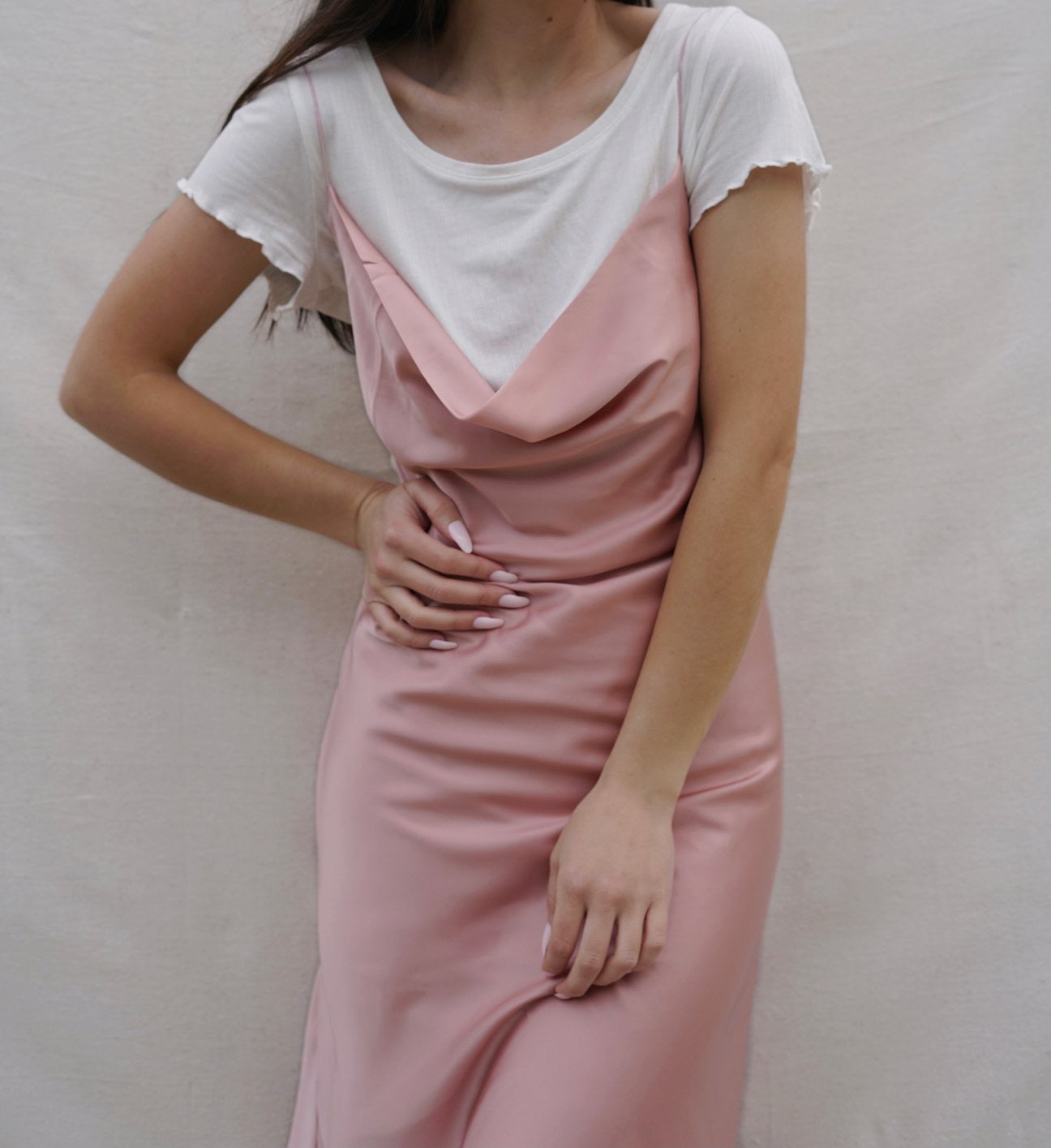 Jacqueline Satin Dress