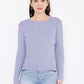 Urban chic Reverse Lilac Knit Top
