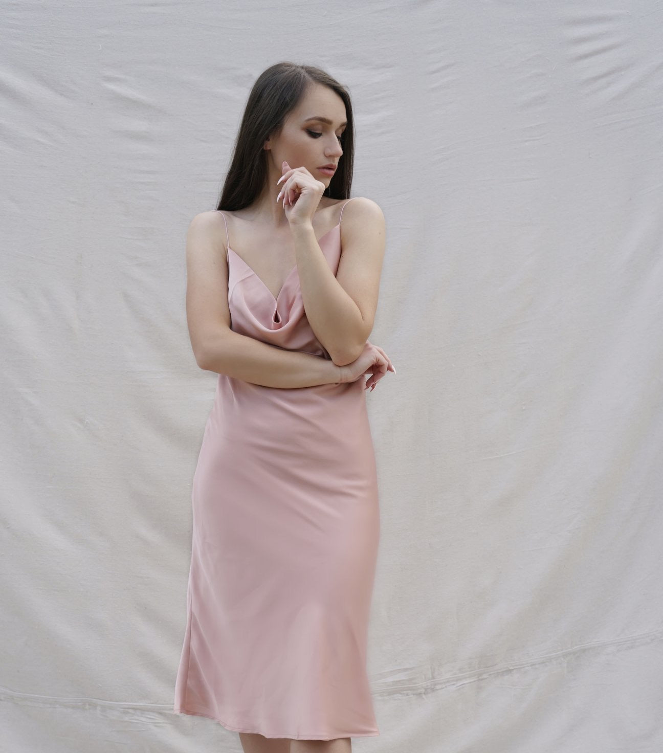 Jacqueline Satin Dress