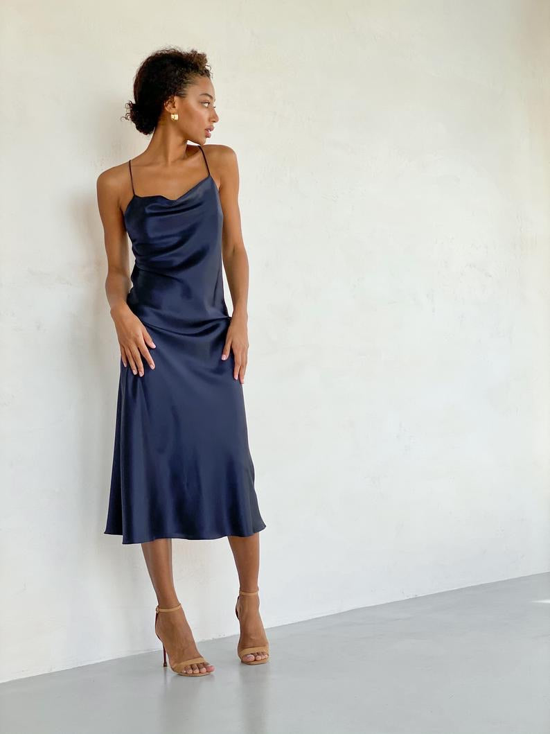Jacqueline Satin Dress