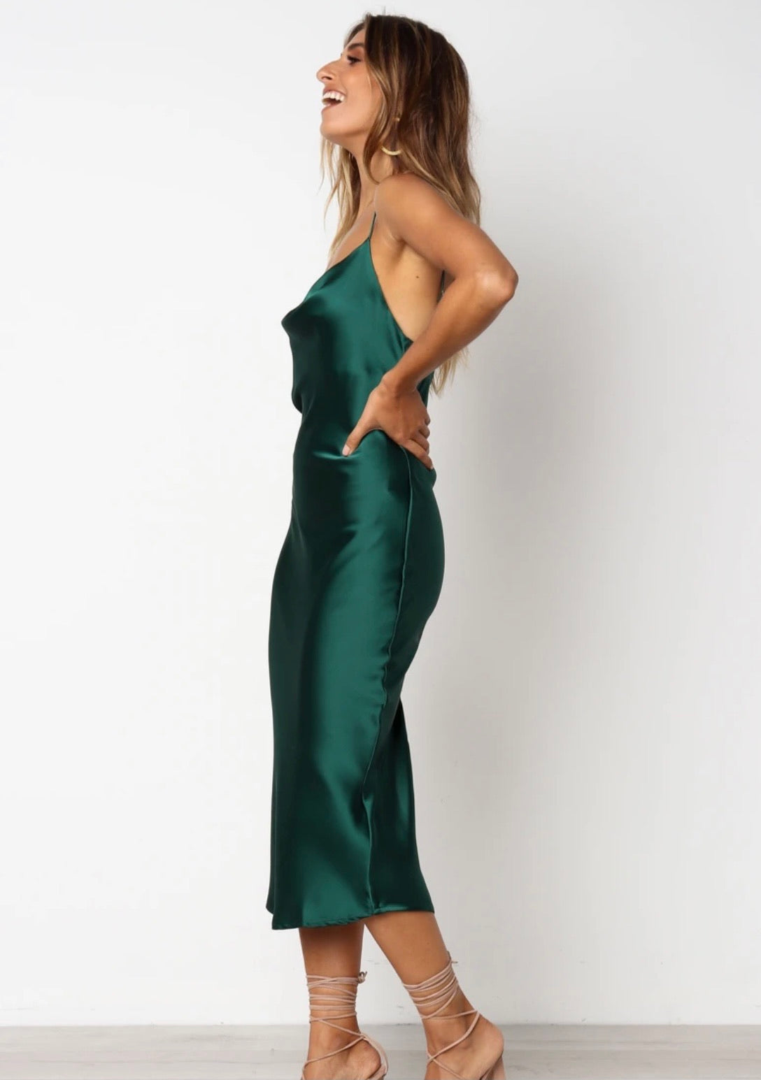 Jacqueline Satin Dress