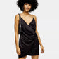 Joaquin Wrap Satin Dress