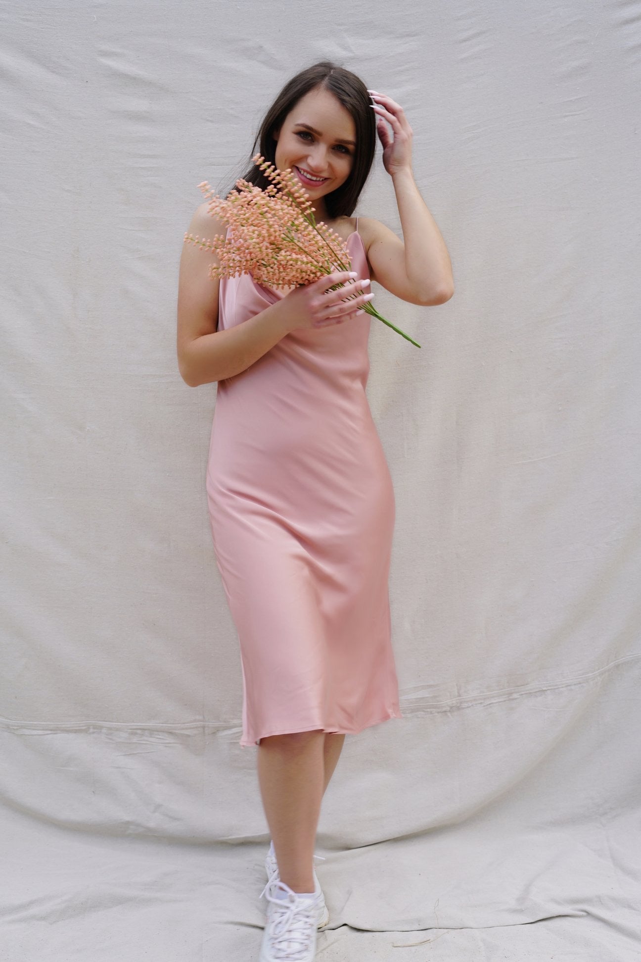 Jacqueline Satin Dress