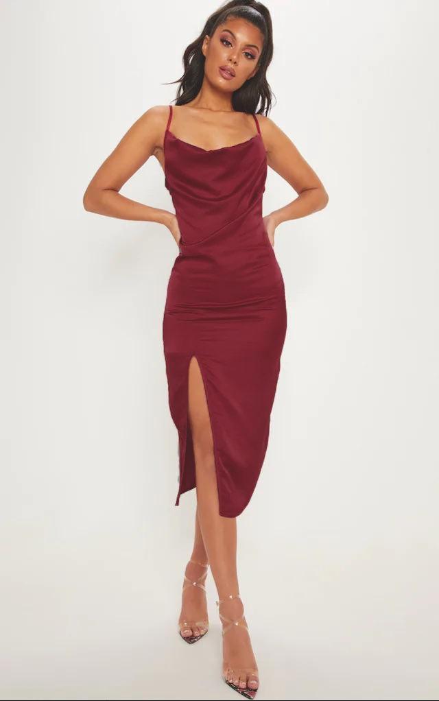 Jacqueline Satin Dress