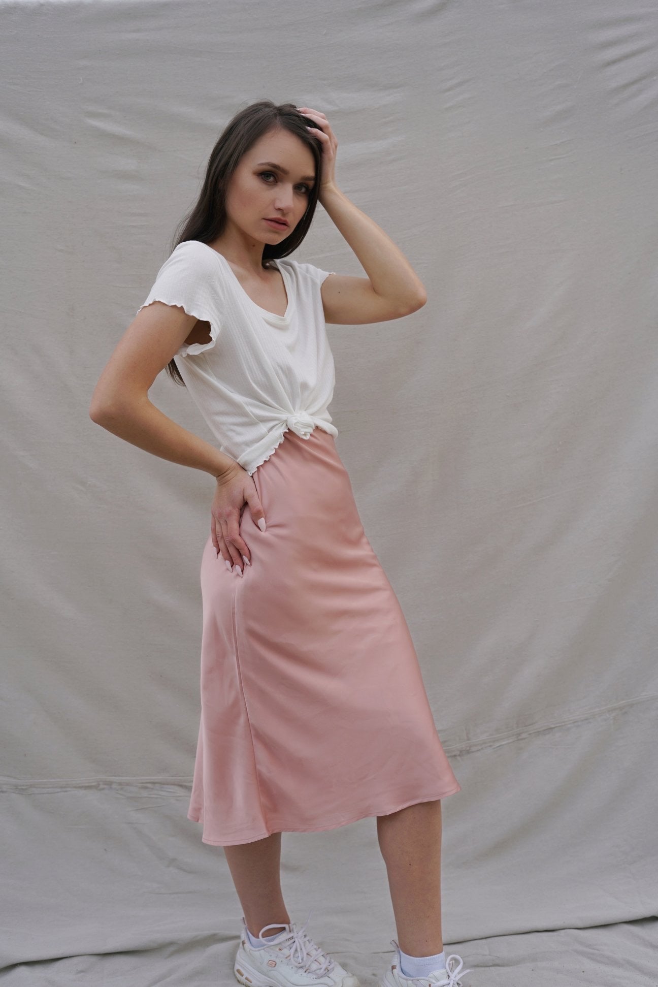 Jacqueline Satin Dress